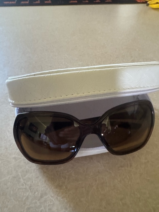Accessories - Oakley Women's Oversized Brown Sunglasses with White Case